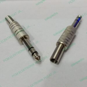 1805 jack jeck kepala konektor akai mic gitar besi stereo nikel