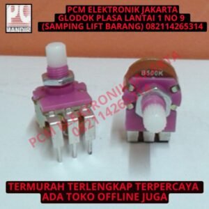 Potensio kecil plus saklar switch 500k buat dimmer