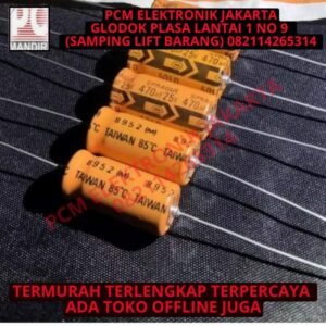 elco elko polar axial kaki kanan kiri 470uf 470 uf 25v 25volt 25 volt