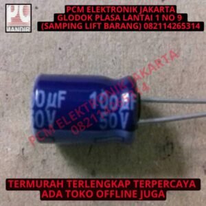 elco elko 100uf 100 uf 50v 50volt 50 v volt panasonic asli ori origina