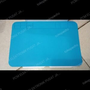 2842 matras alas solder mat silikon silicone te-509 te509 biru 30x20cm