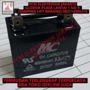 kapasitor capacitor ac 2.2uf 450volt 450v 450vac 450 vac kotak mc