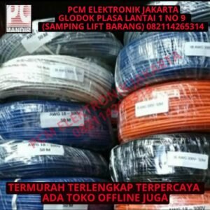 kabel cable awg18 18awg awg 18 k kecil 50m 50meter 50 meter 1 roll
