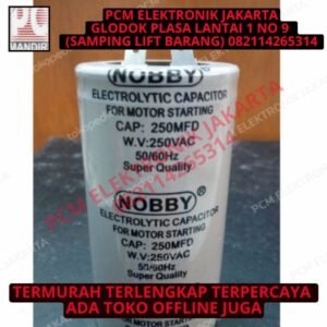 kapasitor starting 250uf 250v 250volt 250 volt 250 uf mfd 250mfd nobby