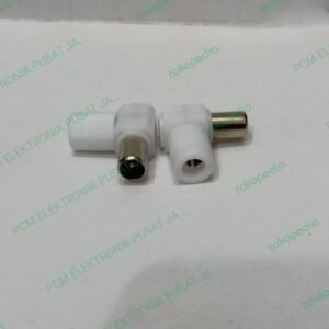 1521 jack kepala antena antenna anten plastik tebal model L siku