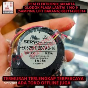 fan keong servo 5cm 5 cm e0525h12b7as-16 12volt 12 volt 12v 5x5 - 12v