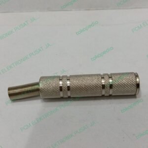 1554 connector jack jeck kepala akai stereo female cewek 6.5mm besi