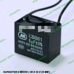 kapasitor capacitor kotak 5uf 5 uf 450v 450volt 450 volt 450vac vac ac