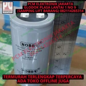 kapasitor starting 600uf 125v 125volt 125 volt 600 uf mfd nobby