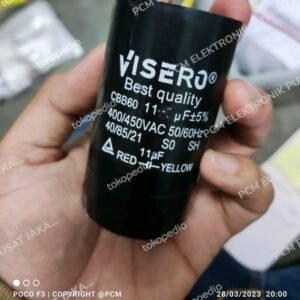 kapasitor mesin cuci 11uf 11 uf 500vac 500v 500 volt ac=450v 450vac