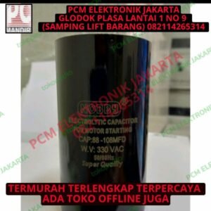 kapasitor starting 88-108uf 330v 330volt 330 volt 108 uf mfd nobby
