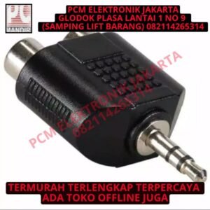 jack 2 rca to mini stereo plastik