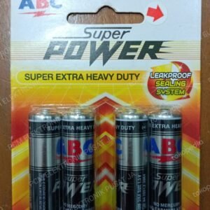 1163 baterai batre batrai battery abc AA 1.5v isi 4 super power hitam