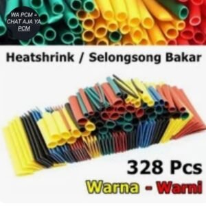 heatshrink heat shrink tubing selongsong bakar warna warni colourful 328pcs