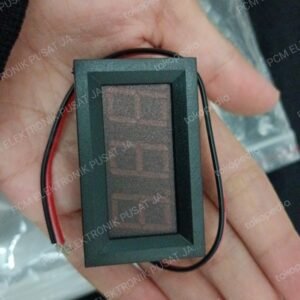 1482 kit module modul voltmeter dc 5v-12v-24v-30v display biru