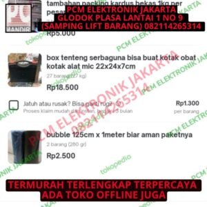 box koper 27pc di buble dan di dus spesial order ojek