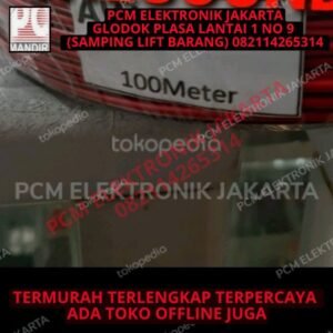 kabel cable awg2x24 awg 2x24 awg2*24 2 100m 100meter 1roll merah hitam