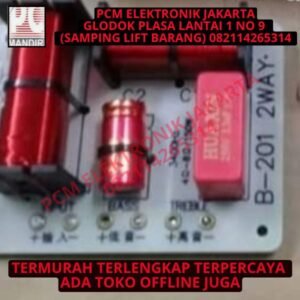 crossover pasif 2way 2 way b201 b 201 harga 1set isi 2