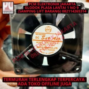 fan kipas pendingin sanace dc 24volt 24v 24 volt 8x8 8cm 8 cm