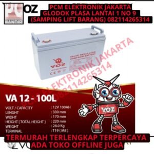 Aki Battery Baterai VOZ 100 ah 12 volt 100 ampere 12V VRLA AGM Long