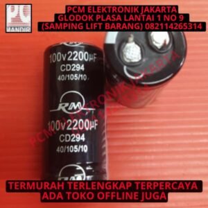 elco 2200uf 2200 uf 100v 100volt 100 volt rm murni