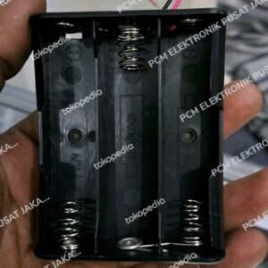 holder rumah batre baterai battery 18650 isi 3 model seri bisa up 12v