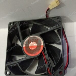 2093 fan kipas fujian 12 volt 2pin 2 pin 8cm 8 cm 8x8 fj802512sm 0.14a