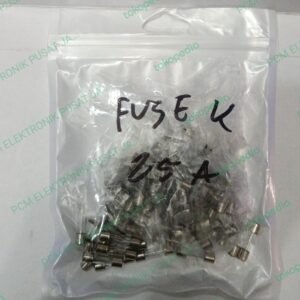 2446 fuse sekering sikring fius 5x20 kecil 5 x 20 mm 25a 25ampere