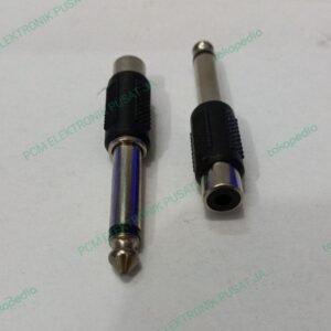 1801 konektor sambungan jeck akai male gitar to cover rca av female