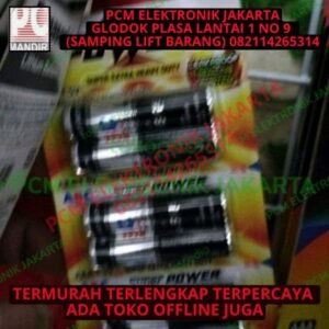 batre baterai batrai battery abc a3 super power hitam 1set 2pc isi 2