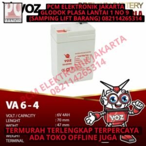 aki accu voz battery baterai batre 6v 6volt 6 volt 4ah 4 ah agm