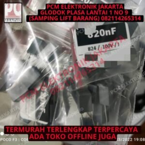 kapasitor capacitor mkm mkt 820nf 820 nf 0.82uf 100v 100volt 100 volt