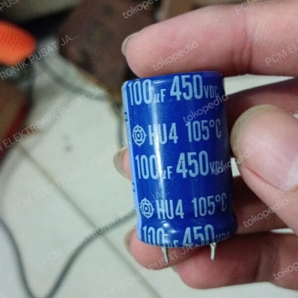 1031 elco elko 100uf 100 uf 450v 450volt 450 volt hitachi 450vdc