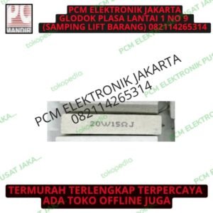 gr resistor r20w r 20w 20watt 20 watt 15r 15ohm 15 ohm 20w15rj 15rj rj