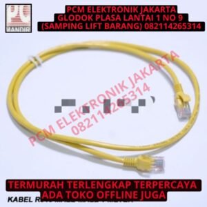kabel ethernet lan rj45 rj 45 male male 1m 1meter 1 meter kuning