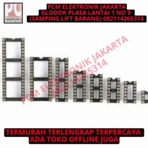 gold bulat soket socket ic wide kaki 40p 40pin 40 pin 2x20 round hole
