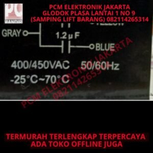 kapasitor capacitor ac kotak mc 3 kabel 0.6+1.2uf 0.6uf+1.2 uf 450vac