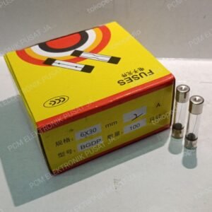 2484 fuse sekering sikring fius 6x30 besar kaca glass 2a 2ampere