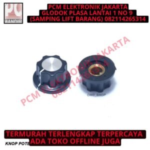 Knop Potentio Bakelit Baut A01