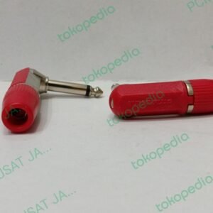 1566 jack jeck kepala konektor connector akai gitar L siku besi cina
