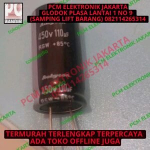 elco elko 110uf 110 uf 450v 450volt 450 volt rubycon jepang asli
