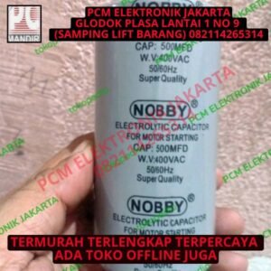 kapasitor Starting 500uf 450v 450volt=400v 500 uf mfd 500mfd nobby ori