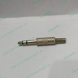 1565 connector jack jeck kepala akai mono male cowok 6.5mm besi