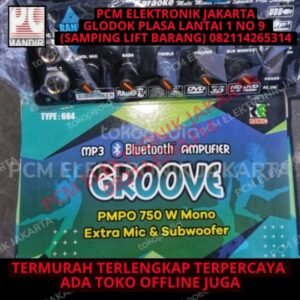 kit groove mp3 bluetooth power ampli amplifier karaoke mono ranic 684