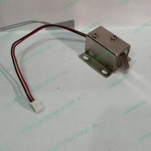 1682 mini selenoid door lock kunci pintu electronic elektronik 12v