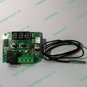 1611 kit module thermostat digital 12v 12volt sensor suhu relay w1209