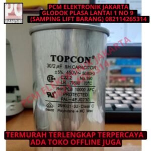 kapasitor capacitor ac 30+2.5uf 450 vac topcon 30uf+2.5uf 400v 450v