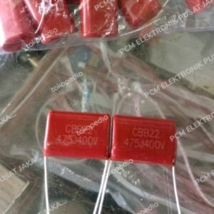 kapasitor capacitor milar mylar merah mesin las 475j 475 400v=475k