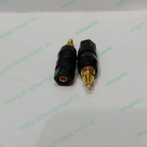 1528 binding posh gold emas socket terminal speaker sedang