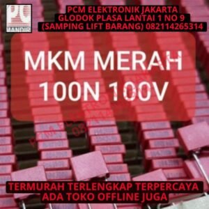 capasitor Kapasitor mkm 100n 100nf 100 nf 100v 100volt 104 merah